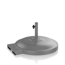 Umbrella Base 135lbs with Wheels Kessler Silver